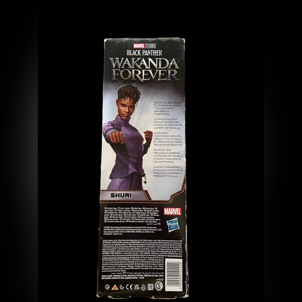 Marvel Studios' Black Panther: Wakanda Forever Titan Hero Series Shuri Toy - Picture 3 of 3
